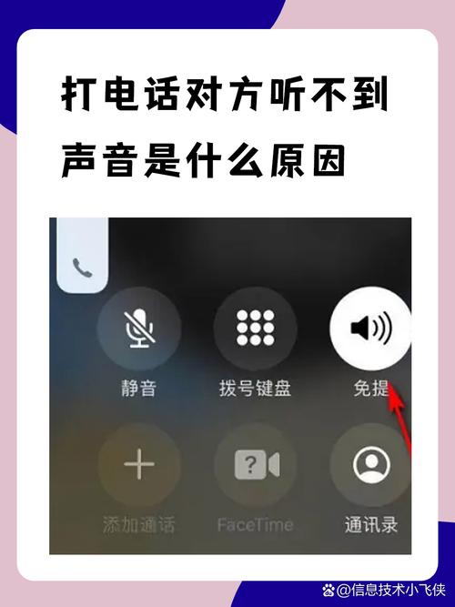 苹果手机打电话没有声音怎么回事