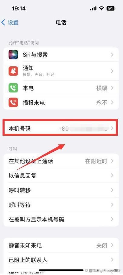 苹果手机怎么看自己的手机号