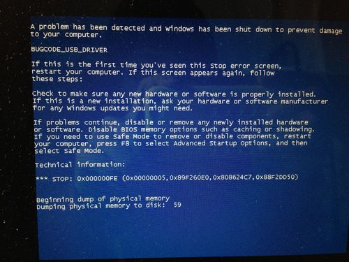 电脑蓝屏0x0000024