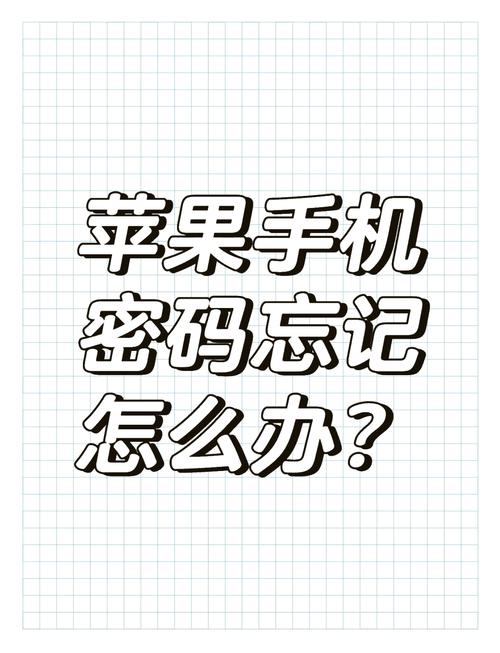 忘记苹果手机锁屏密码怎么办