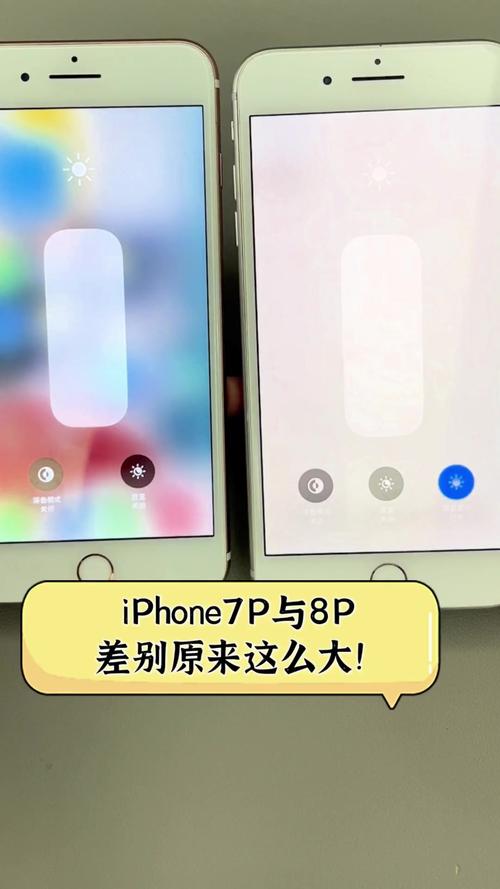 苹果7p和8p屏幕一样吗