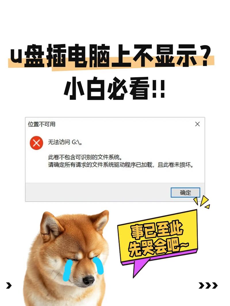 u盘在电脑上不显示怎么办