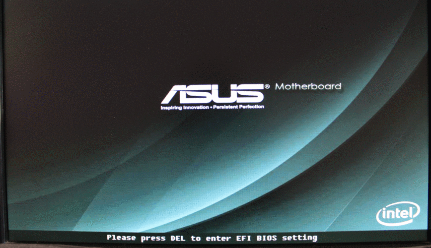 电脑开机显示主板logo