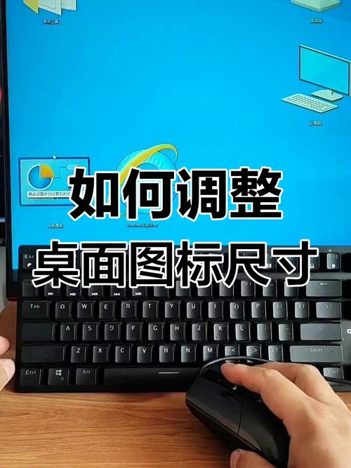 电脑桌面图标大小怎么调整