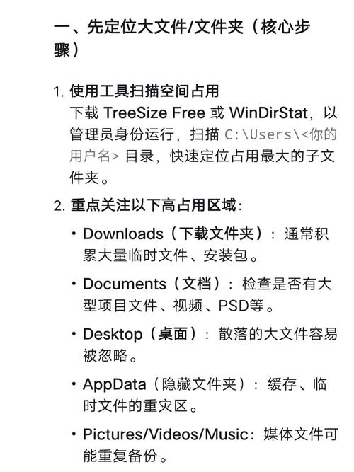 电脑磁盘空间不足怎么清理