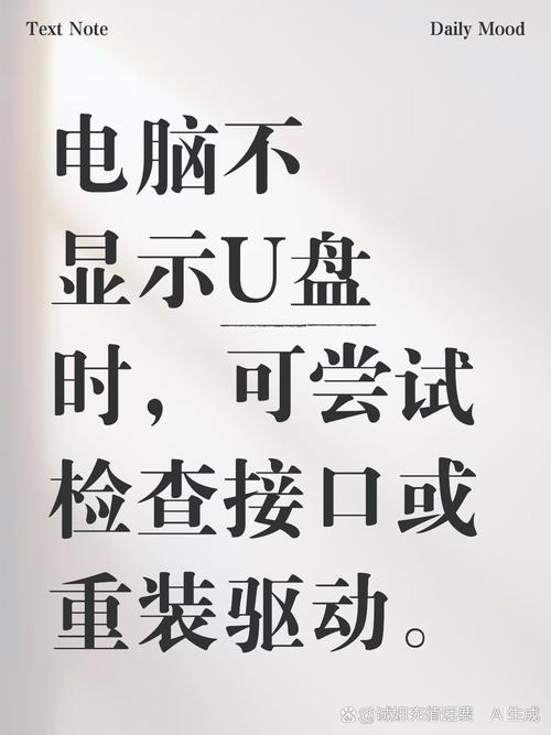 u盘插入电脑不显示怎么办