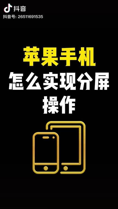 苹果手机分屏功能怎么用