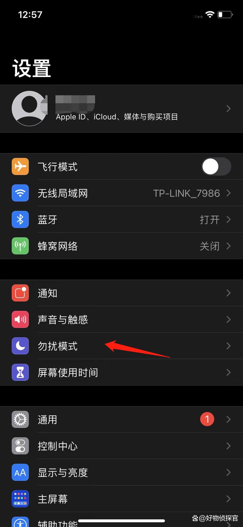 苹果勿扰模式是什么意思