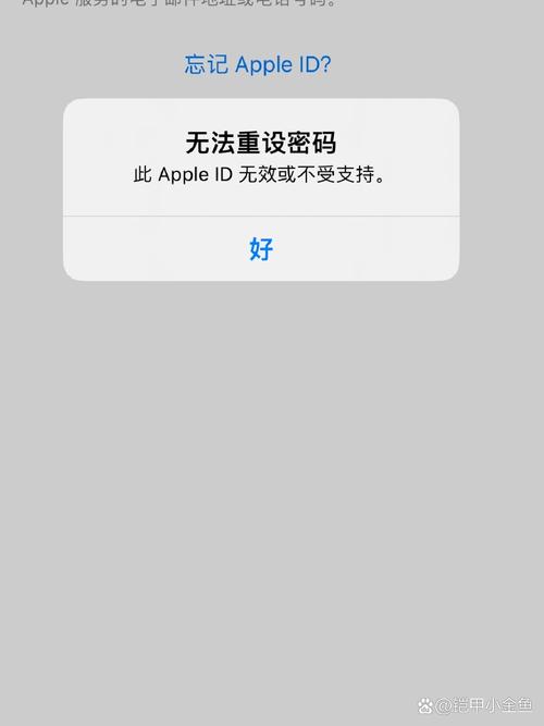 苹果id密码没错登不上