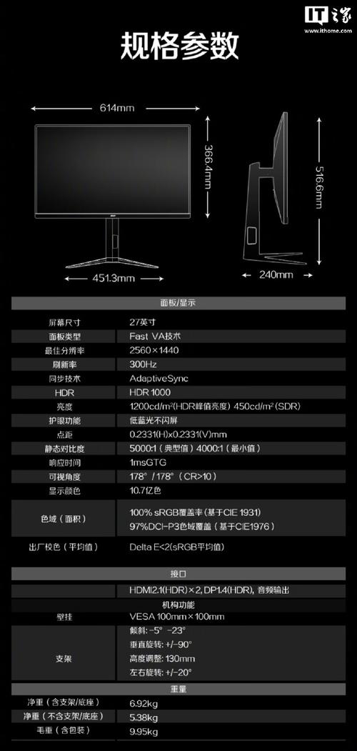 27寸电脑显示器多少钱