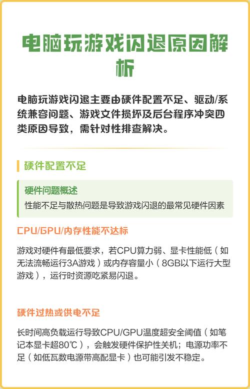 电脑软件闪退是什么原因