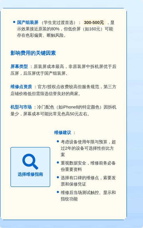 手机屏幕多少钱能换一个