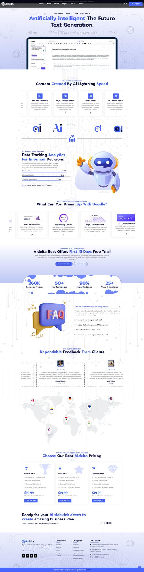 html5手机网页模板