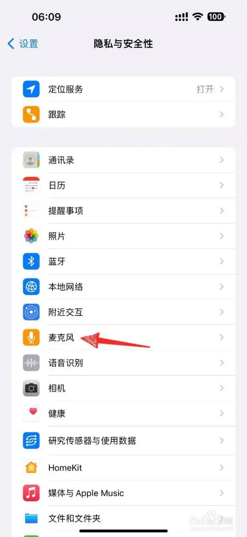 苹果手机怎么设置麦克风