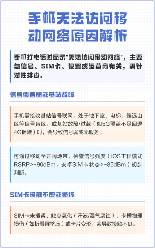 手机网络不好是什么原因