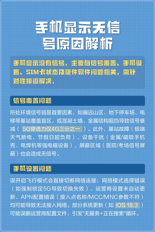 手机信号不好是什么原因