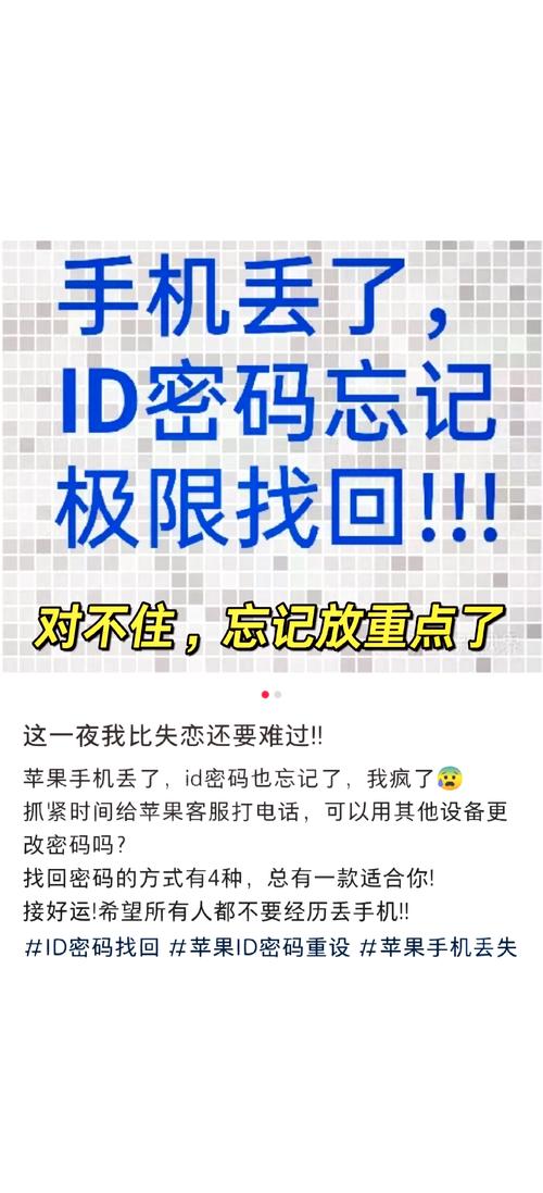 忘了苹果id账号怎么办