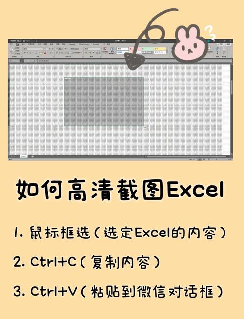 电脑excel怎么截图